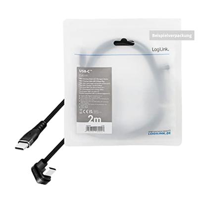LogiLink CU0190 USB-kabel USB 2.0 USB-C stekker 1.00 m Zwart