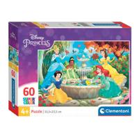 Clementoni legpuzzel super color disney princess, 60st. - thumbnail