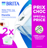 Brita Marella Waterfilterkan Wit + 2 Maxtra Filterpatronen - thumbnail