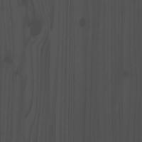 Tuinvoetenbanken met kussens 2 st massief grenenhout grijs - thumbnail