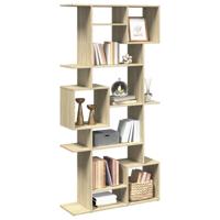 Boekenkast 92x29x188 cm bewerkt hout sonoma eikenkleurig - thumbnail