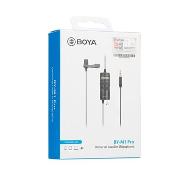 BOYA BY-M1 PRO dasspeld-microfoon voor smartphone en camera BOYA BY-M1 PRO dasspeld-microfoon voor smartphone en camera