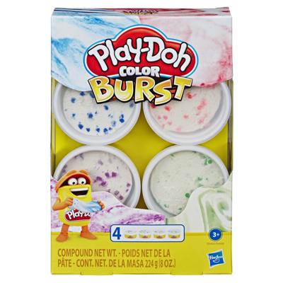 Play-Doh kleuren explosie met 4 potjes klei