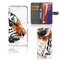 Hoesje Samsung Galaxy Note 20 Watercolor Tiger - thumbnail