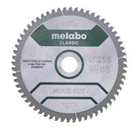 Metabo 628066000 Cirkelzaagblad 216 mm 1 stuk(s) - thumbnail