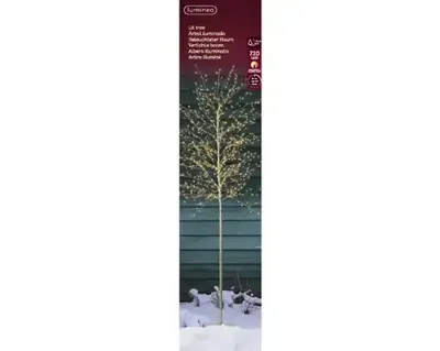 Lumineo microled boom 180cm-720l goud/warm wit/klassiek warm