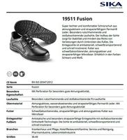 SIKA 19511 Fusion Schoen O1 Zwart - Maat 37 - 16.089.047.37 - thumbnail