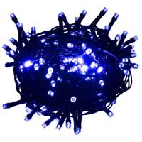 VidaXL Lichtslinger met 150 led&apos;s 15 m pvc blauw - thumbnail
