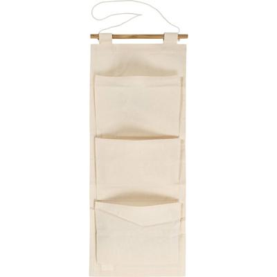 Creativ Company Hangende organiser, h: 75 cm, b: 30 cm, 145 gr, licht naturel, 1 stuk