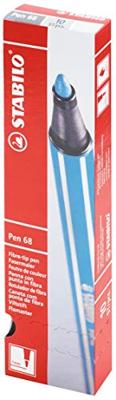 STABILO Pen 68 viltstift, donkerblauw