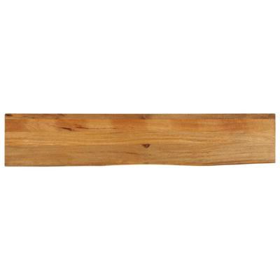 Tafelblad met natuurlijke rand 140x40x2,5 cm massief mangohout