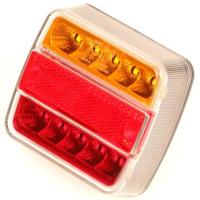 Trailergear achterlicht 10x10cm. led kleur - thumbnail