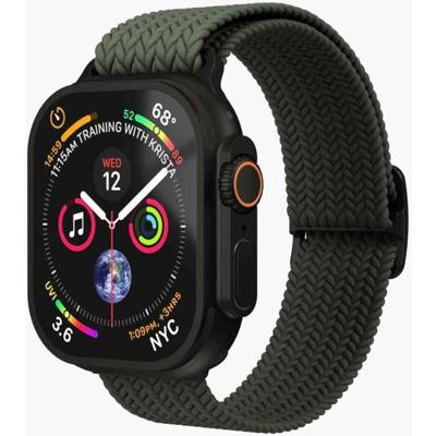 Vonmählen Woven Loop For Apple Watch 40 - 41 - 42mm One Size Black/Olive