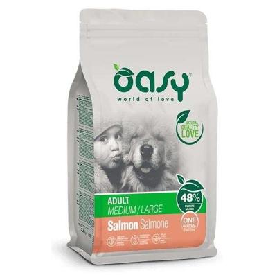 OASY One Animal Protein Adult Medium/Large Salmon - droog hondenvoer - 12kg