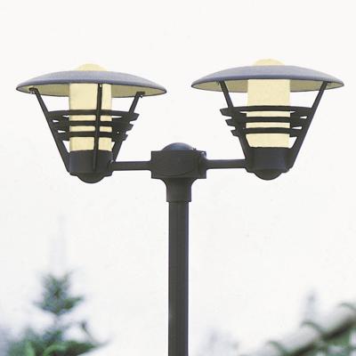 Staand verlichtingsarmatuur Gemini met 2 lampen - Matwit
