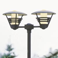 Staand verlichtingsarmatuur Gemini met 2 lampen - Matwit - thumbnail