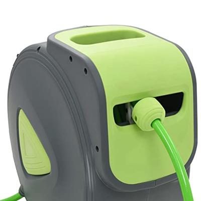 VidaXL Waterslanghaspel automatisch intrekbaar wandmontage 30+2 m