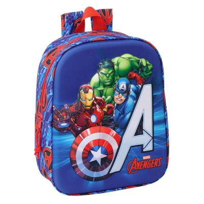 Kinderrugzak The Avengers Rood Donkerblauw 22 x 27 x 10 cm 3D