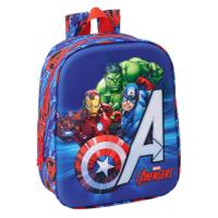 Kinderrugzak The Avengers Rood Donkerblauw 22 x 27 x 10 cm 3D - thumbnail
