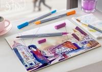 Faber Castell Duo aquarelmarker Goldfaber - etui 6 stuks Lettering - thumbnail