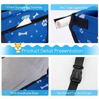 Nobleza Hondenmand auto - Blauw - thumbnail