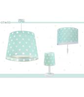 Dalber hanglamp Stars glow in the dark 33 cm turquoise - thumbnail