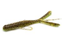 Keitech Hog Impact 3,5inch 8,75cm 10st. Green Pumpkin / Chartreuse - thumbnail