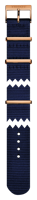 Horlogeband Tissot T604036892 Nylon/perlon Blauw 19mm - thumbnail