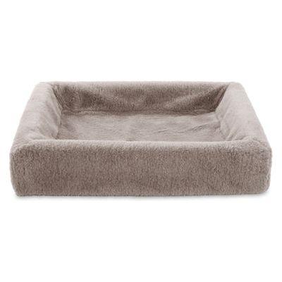 Bia bed fleece hoes hondenmand taupe