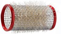 Sibel Hair Watergolfrollers Metaal 36mm Rood 12Stuks - thumbnail