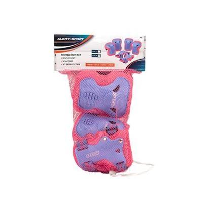 Alert Sport Beschermset M 3-delig Roze/Paars