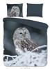 Good Morning Dekbedovertrek "uil" - Grijs - (240x200/220 cm) - Katoen - thumbnail