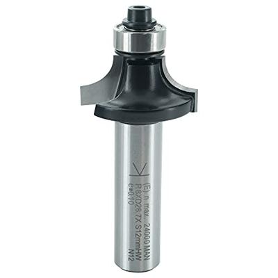 ENT Afrondfrees HM R8 met lager, Kolf 12mm - 7914372