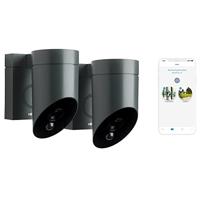 Somfy 1870472 – Duo Pack Outdoor Camera (Grijs) - Full HD camera met nachtzicht en krachtige sirene (110 dB) - thumbnail
