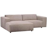 Rowico Home Willard 3-zits Hoekbank Links - Beige Stof - thumbnail