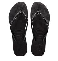 Havaianas Slim Glitter II Slipper Dames Black/Black 35/36 - thumbnail