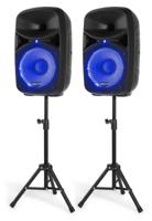 Vonyx VPS102A Plug & play 600W speakerset met statieven - thumbnail