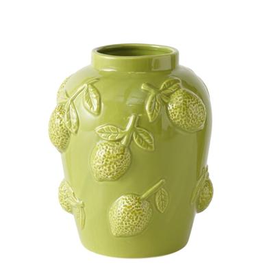 Boltze Home vaas lime h20,5cm