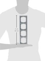 Busch-Jaeger 2CKA001754A4309 Frame Frame 4-voudig Future lineair Aluminium, Witaluminium (RAL 9006) 1 stuk(s) - thumbnail