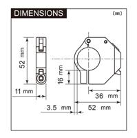 DAYTONA usb-stopcontact "slim-mount usb-slim-mount type-c sw 18w - thumbnail