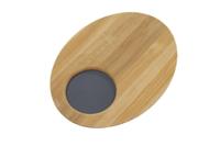 Rubens support tray oval Teak / Alu | 4 Seasons Outdoor - thumbnail