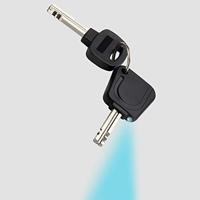 Schijfremslot van staal voor motor of fiets - thumbnail