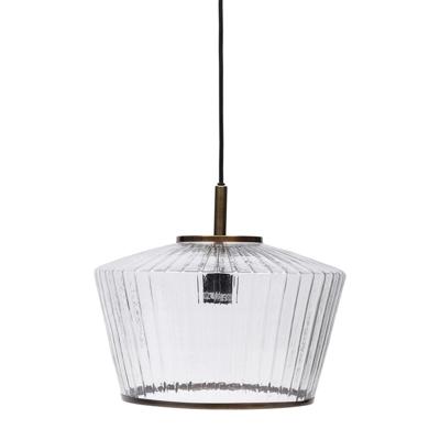 Rivièra Maison Hanglamp 'Nolana' Glas, 38cm, kleur Transparant Rivièra Maison Hanglamp 'Nolana' Glas, 38cm, kleur Transparant