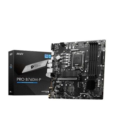 Moederbord MSI PRO B760M-P DDR4 Intel B760 LGA 1700