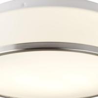 Searchlight BadkamerlampDiscs Ø 28cm zilver - 7039-28SS - thumbnail