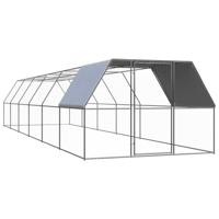 Kippenhok 3x12x2 m gegalvaniseerd staal - thumbnail