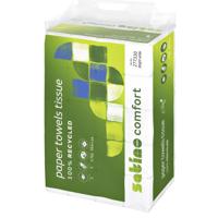 Handdoek satino pt2 comfort 2laags 206x240mm wit - thumbnail