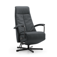 Sta-op Stoel C-100 Zwart Leer - thumbnail