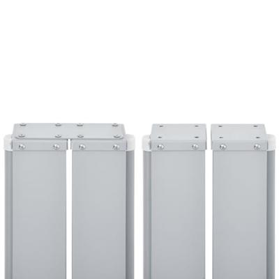 VidaXL Windscherm uittrekbaar 140x600 cm zwart