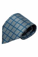 Alberto Vincelli Grijze zijden stropdas Enego 01 - thumbnail